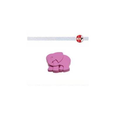 Rsp - Pomolo Elefante In Plastica Viola Per Cassetti, Comodini, Armadi