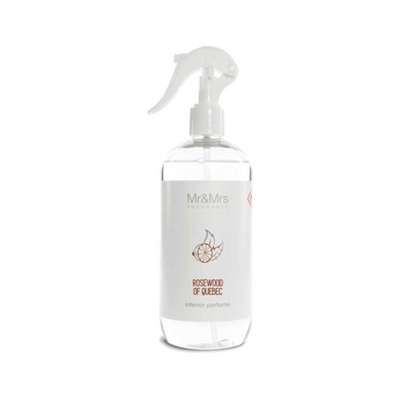 Mr&Mrs Fragrance Profumo Spray Blanc Rosewood Of Quebec 500 Ml Profumo Ambiente Tessuti