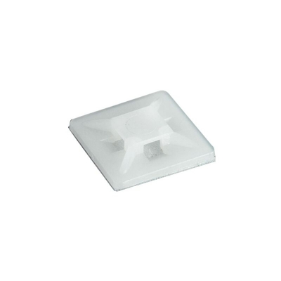 Base adesiva per flange 21x21mm BIANCO