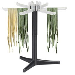 Stendi Pasta Fresca con 6 Bracci, Essiccatore Salvaspazio in Plastica, Tagliatelle e Spaghetti, Cucina, Nero características