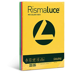 Favini Rismaluce A4 125 Fogli 200 Gram. Mix Forti características