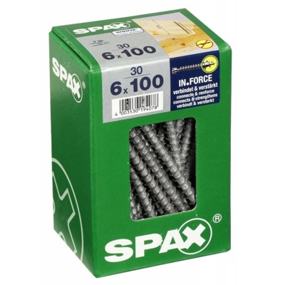 Lot 20 Acciaio Vite A Testa Cilindrica Diam.6 Mm X L.140 Mm - Spax