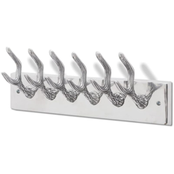 Ver Attaccapanni Appendiabiti in alluminio colore argento - Argento y sus características Attaccapanni Appendiabiti in alluminio colore argento - Argento características