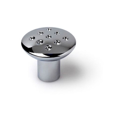 Pomolo stile contemporaneo, Zama, Cromato Lucido, 35 mm di diametro. Marchio REI