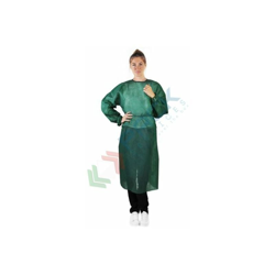 Camice monouso da visitatore, in TNT di polipropilene (PP), 30 g/mq, elastico ai polsi, verde (Taglia Unica - Verde) precio