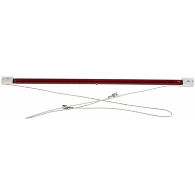 Lampada termica a infrarossi (IR) lunghezza 350 mm, Ø 20mm, 1500 W, 230 V, lampada rossa da 5000h, con base SK15 - Rs Pro