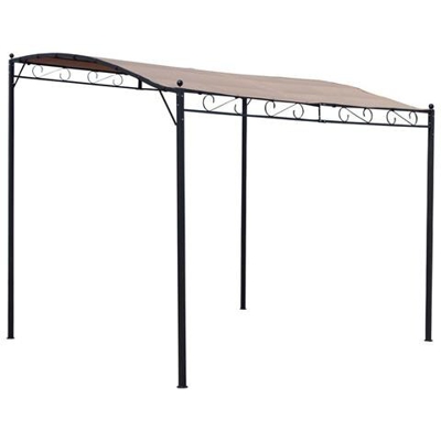 Pergola Addossata Lisa Talpa E Acciaio