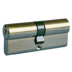 Cilindro ad infilare ottone mm 80 decentrato mm 30/50 foro yale en oferta