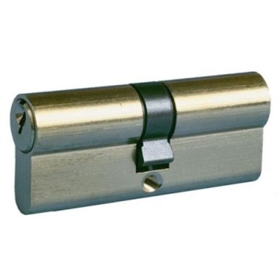 Cilindro ad infilare ottone mm 80 decentrato mm 30/50 foro yale