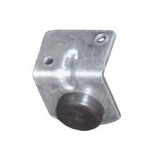 ANGOLO ARRESTO AVVOLGIBILI NERO Pz.4 GEMAC mm 30x33