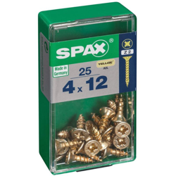 Lotto Di 25 Vite A Testa Bombata Acciaio Cilindrica Pozidriv Spax, Diam.4 Mm X L.12 Mm en oferta