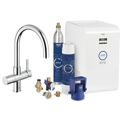Blue® Fredda & Gasata Miscelatore con Sistema di Filtrazione e Gasatura dell'Acqua