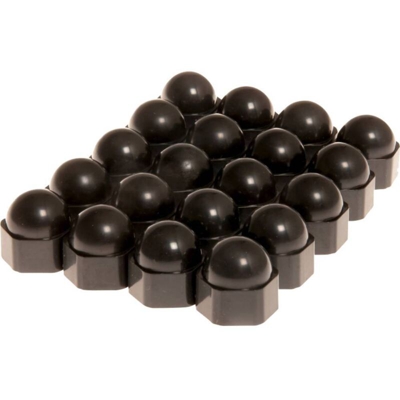 Copribulloni Adatto per 19 mm Nero Plastica - Hp Autozubehör