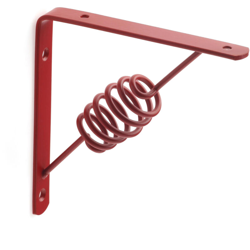 Reggipiani decorativo SPRING, Acciaio, Rosso. Marchio - REI características