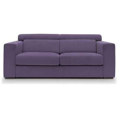 Divano Lineare Evoque Made In Italy Viola 170 Cm