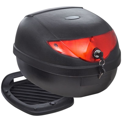 Vidaxl - Cassetta di Coda der Moto per Un Solo Casco 36 L