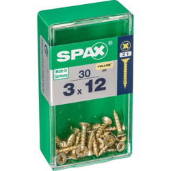 Lotto 30 Svasata Viti In Acciaio Testa Pozidriv Spax, Raggio ?3 Mm X Mm L.12 características