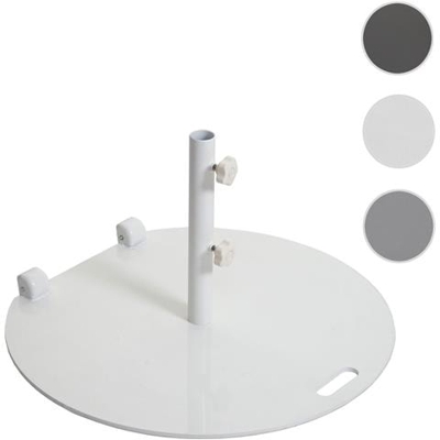 Base Piede Per Ombrellone Hwc-a33 Con Ruote Ø 69cm Bianco