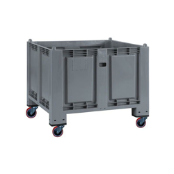 Geosism&nature S.a.s.di Barani Simone&c. - Cargopallet 600 PLUS grigio ATX con 4 ruote in poliuretano arancio, 1200x800xh1000 precio