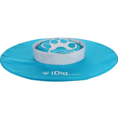 iFetch iDig go Tappetino per cani Blu, Bianco 1 pz.