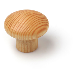 Pomolo stile classico, Pino, Pino Trasparente, 35 mm di diametro. Marchio REI precio