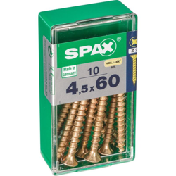 Lotto Di 10 Vite A Testa Bombata Acciaio Cilindrica Pozidriv Spax, Diam.4,5 Mm X L.60 Mm precio