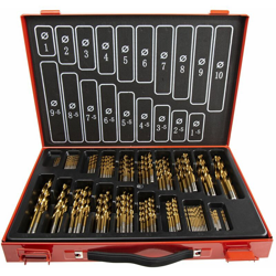 Set punte per trapano RS PRO in HSS, Ø da 1mm a 10mm, 170 pezzi en oferta