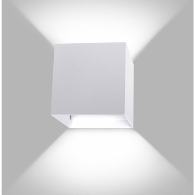 Stoex - Applique da Parete Led Bianco 7W Applique da Parete Modern Lampadario in Alluminio Bianco Freddo per il Ristorante Caffè Dell'ufficio
