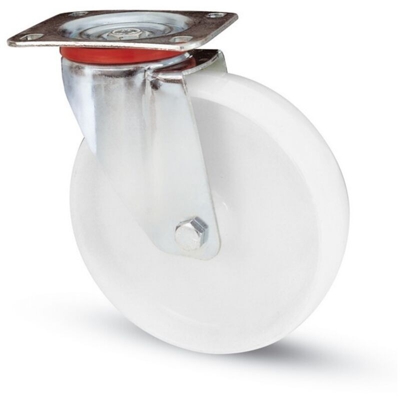 Ruota Girevole in Nylon per Carrelli Industriali Carrello Ø100 mm 150 Kg