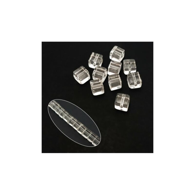 SWAROVSKI CUBO DI CRISTALLO TRASPARENTE 4MM - 5PZ - Knorrprandell