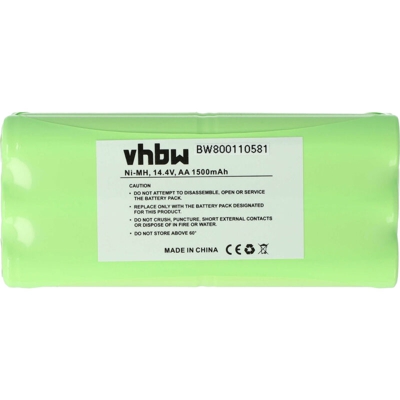 vhbw NiMH batteria 1500mAh (14.4V) per pulizia ambiente domestico Dirt Devil M612 Spider 2.0 sostituisce R1-L051B.