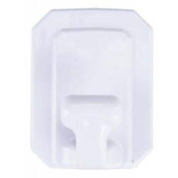 Gancio Autoadesivo Jumbo in Resina Colore Bianco conf. 30 Pz en oferta