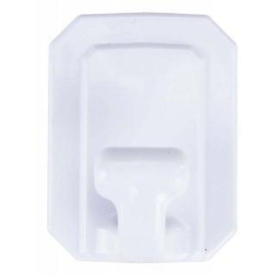Gancio Autoadesivo Jumbo in Resina Colore Bianco conf. 30 Pz