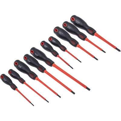 Set di cacciaviti 10 pezzi, lama Black Phosphate - Rs Pro