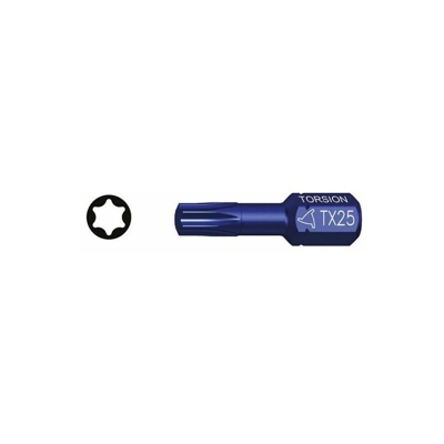 Krino Confezione 10 Pz Inserti Torsion Torx 1/4Misura- T20X25