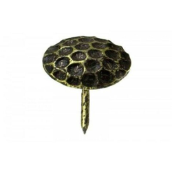 BULLETTE MARTELLATE PER TAPPEZZIERI mm 12 FERRO BRONZATO PEZZI 42 - Oreca precio