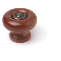 Pomolo stile classico, Legno-Zama, Noce, 40 mm di diametro. Marchio - REI características