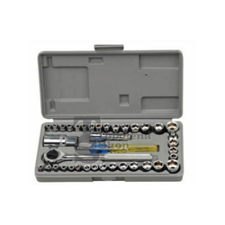 Tp - Kit Set Chiavi A Bussola Con Cricchetto 40 Pezzi Giravite Valigetta In Plastica características