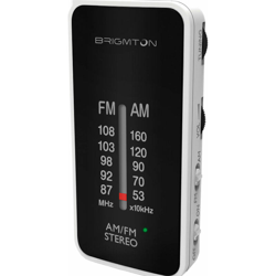 Brigmton bt-224-b white radio analogica portatile am/fm en oferta