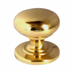 POMOLO TONDO GHIERA OTTONE LUCIDO mm 30 características
