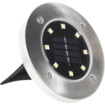 Lampade Solari da Terra 8 pz Luci a LED Colori RGB - Vidaxl