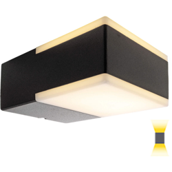 Zeitnet Inc. - Applique LED 8W lampada doppia luce parete muro balcone terrazzo ingresso IP54 características