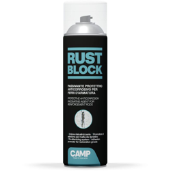 RUST BLOCK PASSIVANTE PROTETTIVO PER FERRI D'ARMATURA SPRAY 500 ML - Camp precio