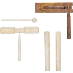 vidaXL Set di Percussioni 3 pz in Legno en oferta