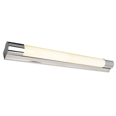 Applique lampada led parete luce specchio bagno 7W IP44 60cm alluminio cromato Luce Bianco naturale