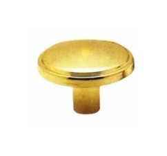 POMOLO PIATTO OTTONATO mm 34 Pz.2 GEMAC
