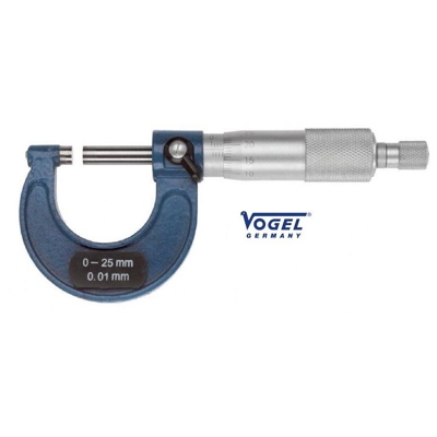 MICROMETRO PER ESTERNI ESTERNO-0-25mm 0-25mm - Vogel Germany