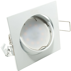 Planetitaly - Faretto lampada LED orientabile 8W incasso bianco luce diffusa GU10 foro 7cm Luce Bianco freddo características