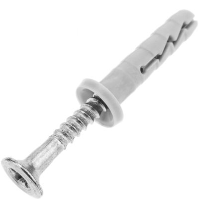 BeMatik - Tappo da impatto con vite 5 x 25 mm 50 unità