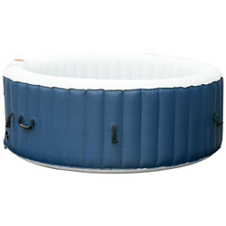 Vasca Idromassaggio Gonfiabile Da Esterno 100 Getti E Riscaldamento 40°c Per 2-4 Persone Ø180x65cm Bianco E Blu características